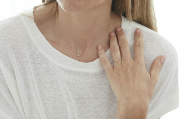 Collier Âme en diamant et Or 18 carats – Image 5