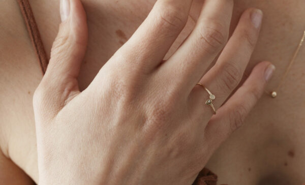 Bague Toi & Moi en Or 18 carats – Image 2